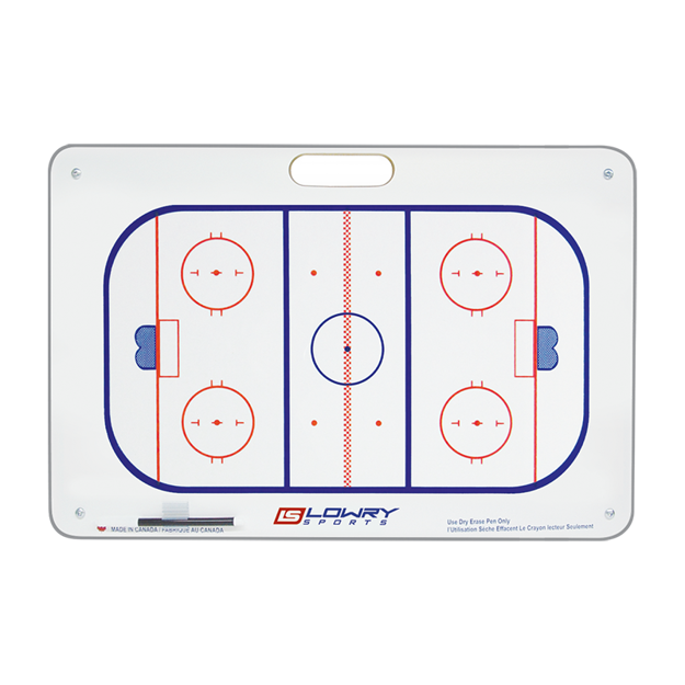 Picture of Coaches Board Hockey with Suction Cups 2 Colour PS16 16"x24"