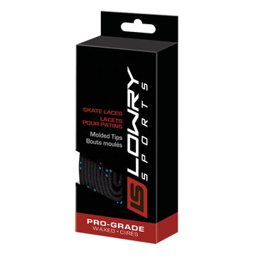 Picture of Pro Grade Molded Tip Waxed Laces Black